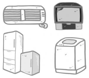 家電リサイクル品目